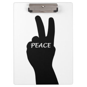 FRIEDENSUNTERZEICHNUNG KLEMMBRETT