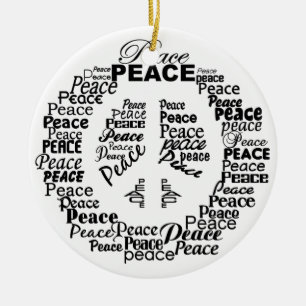 Friedensverzierung Keramikornament