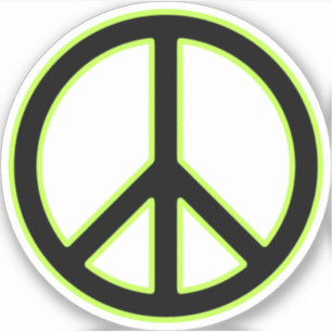 Friedenszeichen Aufkleber
