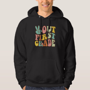 Friedenszeichen Aus Der Ersten Klasse Groovy Letzt Hoodie