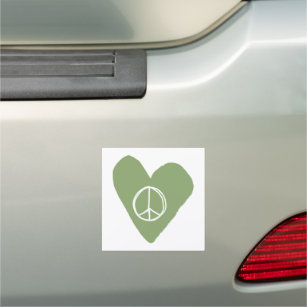 Friedenszeichen Auto Magnet
