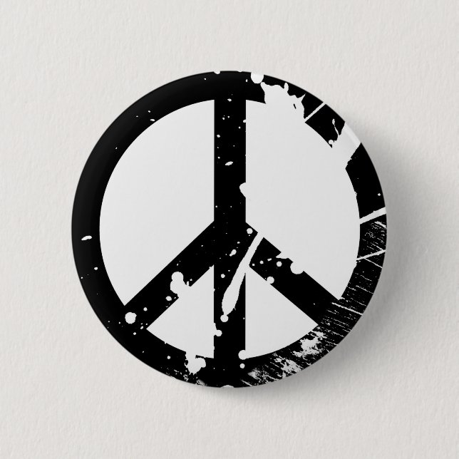 Friedenszeichen Button (Vorderseite)