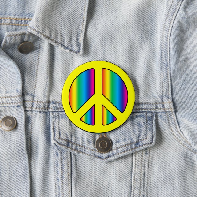Friedenszeichen Button (Beispiel)