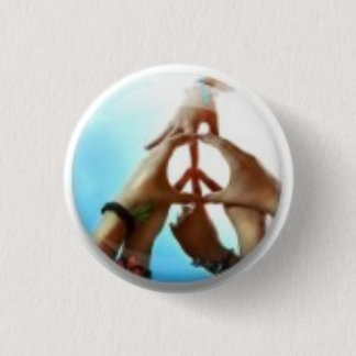 Friedenszeichen Button