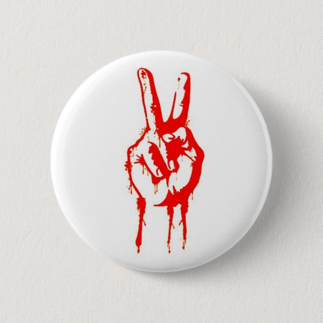 Friedenszeichen Button (Vorderseite)