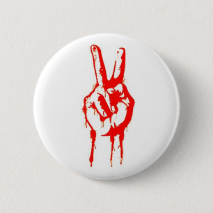 Friedenszeichen Button