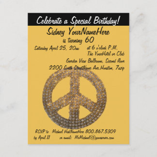 Friedenszeichen Einladung