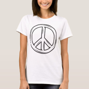 Friedenszeichen für Männer und Frauen T-Shirt