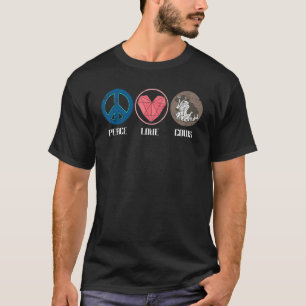 Friedenszeichen Hippie-Landwirt Landwirtschaft Tie T-Shirt