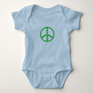 Friedenszeichen Irenbaby Baby Strampler
