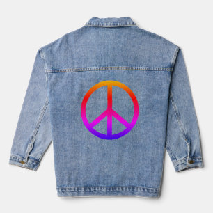 Friedenszeichen Jeansjacke