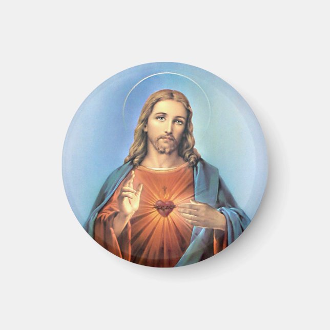Friedenszeichen/Jesus Magnet (Vorne)