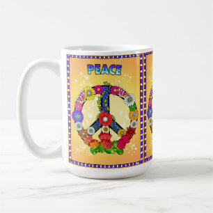 Friedenszeichen Kaffeetasse