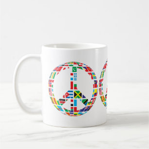 Friedenszeichen-Kaffeetasse Kaffeetasse