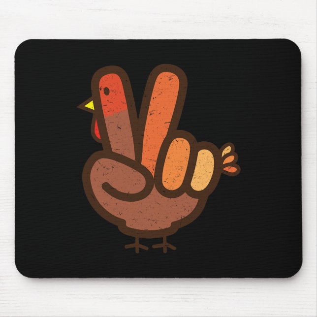 Friedenszeichen Keine Türkei Handkids Jugendliche  Mousepad (Vorne)