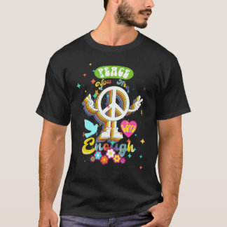 Friedenszeichen-Liebe 60er 70er Cooler 60er 70er H T-Shirt