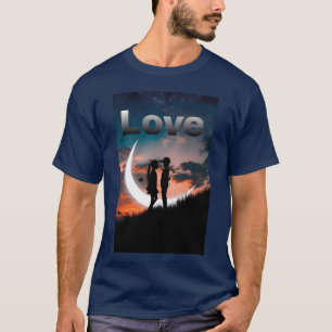 Friedenszeichen Liebe 60er 70er Kostüm Groovy Gesc T-Shirt