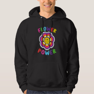 Friedenszeichen Liebe 60er 70er Tie Dye Hippie Hal Hoodie