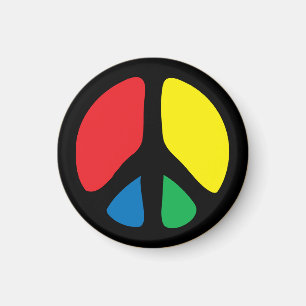 Friedenszeichen Magnet