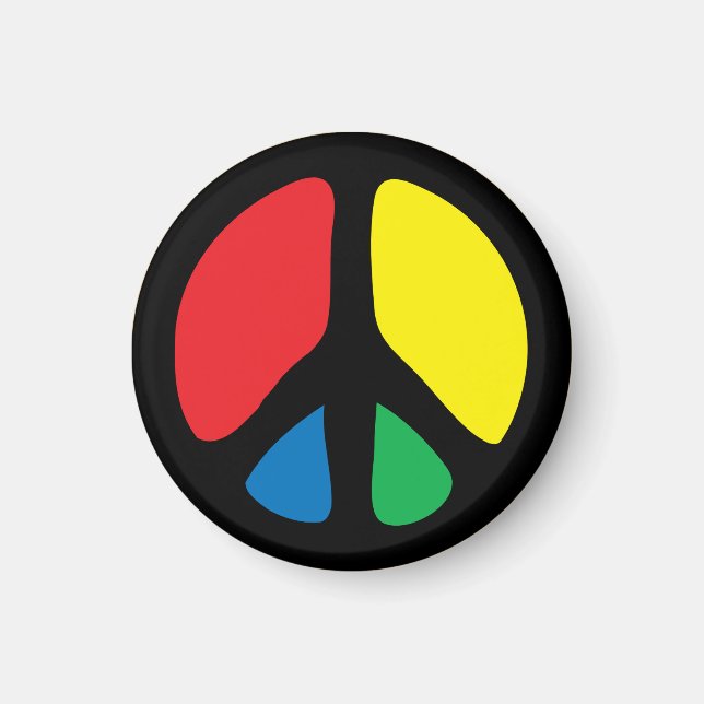 Friedenszeichen Magnet (Vorne)