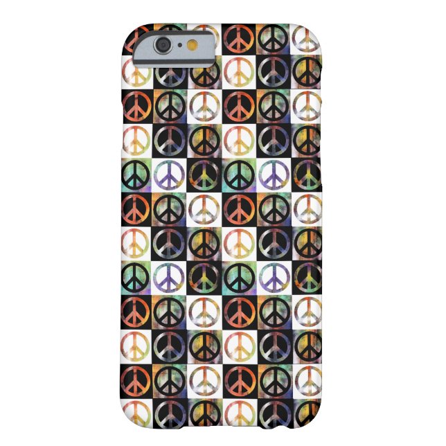 Friedenszeichen-Mosaik Case-Mate iPhone Hülle (Rückseite)