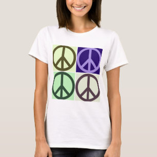 Friedenszeichen Pop-Art T-Shirt