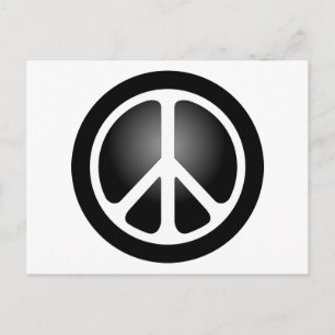 Friedenszeichen Postkarte