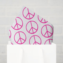 Friedenszeichen Rosa Groovy Farbige Fun Seidenpapier