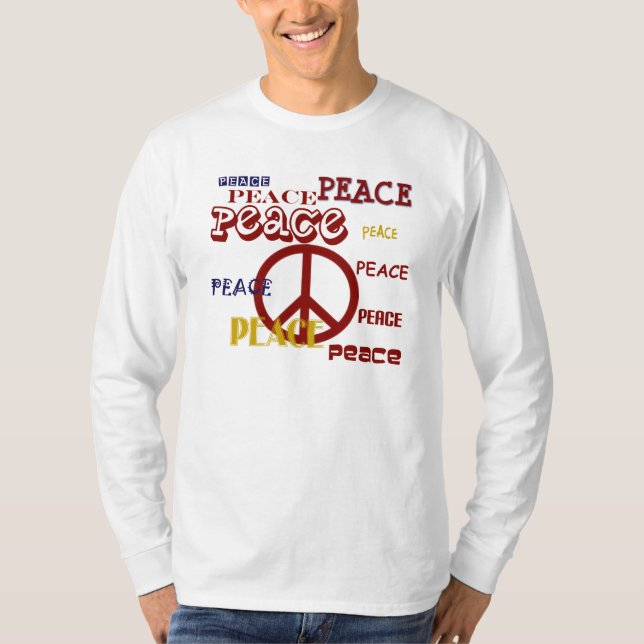 Friedenszeichen/Symbol T-Shirt (Vorderseite)