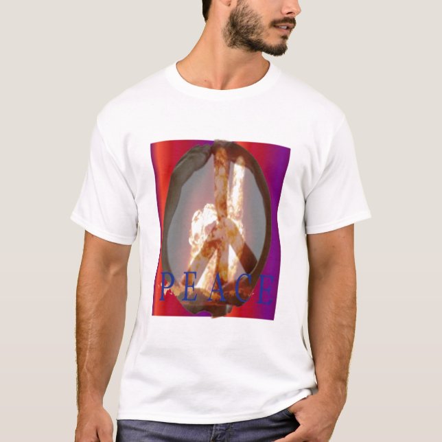 Friedenszeichen T-Shirt (Vorderseite)
