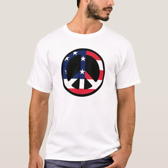 Friedenszeichen T-Shirt (Vorderseite)
