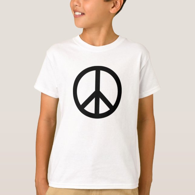 Friedenszeichen T-Shirt (Vorderseite)