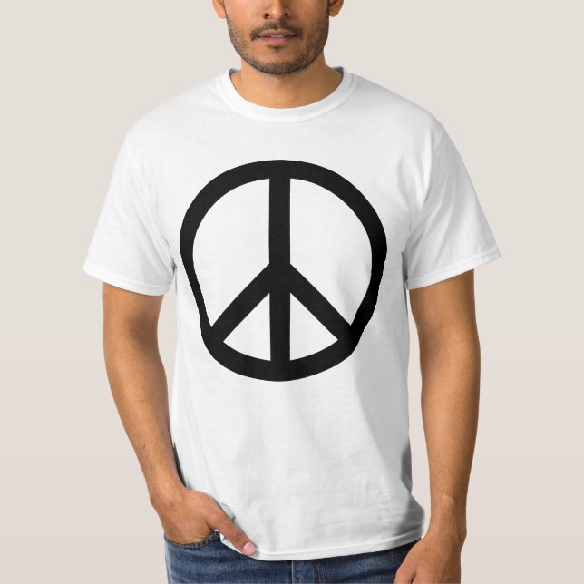 Friedenszeichen-T - Shirt (Vorderseite)