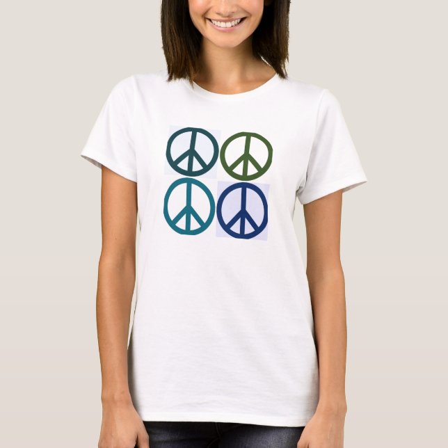 Friedenszeichen T-Shirt (Vorderseite)