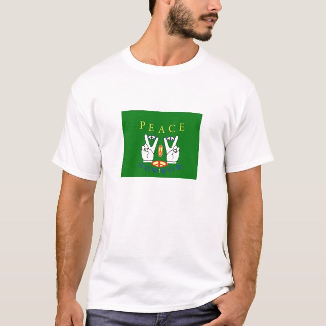 Friedenszeichen T-Shirt (Vorderseite)