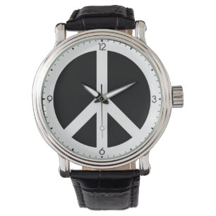 Friedenszeichen-Uhr Armbanduhr