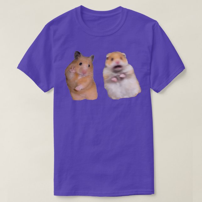 Friedenszeichen und DrehHamster T-Shirt (Design vorne)