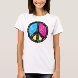 Friedenszeichen Vintag T-Shirt