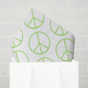 Friedenszeichen Weltfrieden Groovy Liebe Symbol Seidenpapier