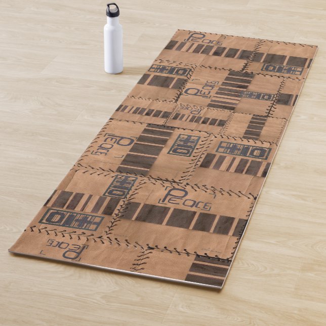 Friedenszeichen Yogamatte (Beispiel)