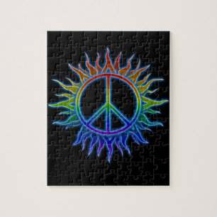 "FriedenszeichenSun" Regenbogen färbte