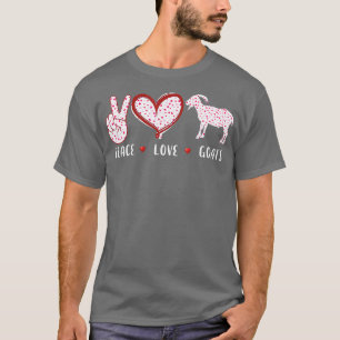 Friedensziegen für Männer Liebe Geschenke Ziege Ti T-Shirt