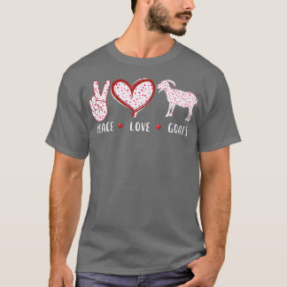 Friedensziegen für Männer Liebe Geschenke Ziege Ti T-Shirt