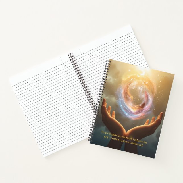 Friedenszitat-Journal Notizbuch (Innenseite)