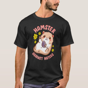 Friedfertiger Zwerghamster Sarkastische Blume T-Shirt