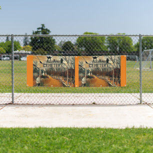 Friedhof 2.5' x 8' Outdoor-Banner Banner