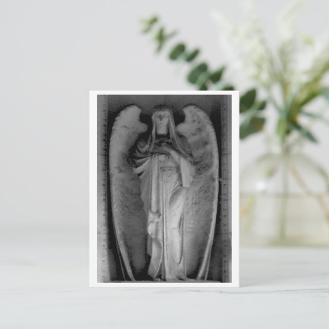 Friedhof Angel Gothic Viktorianische Postkarte (Stehend Vorderseite)