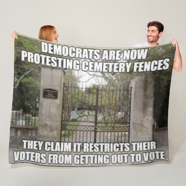 FRIEDHOF FENCES FLEECEDECKE (Beispiel)