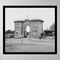 Friedhof Gatehouse in Gettysburg 1863