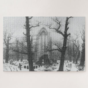 Friedhof im Schnee von Caspar David F.